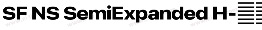 SF NS SemiExpanded H字体转换 SF NS SemiExpanded H字体转换